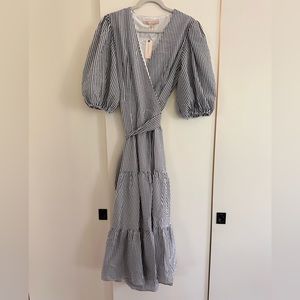 Hutch Seersucker Midi Dress